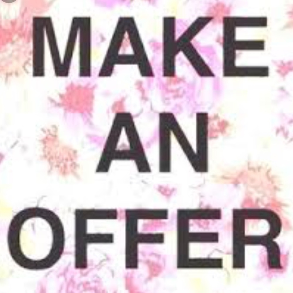 PLEASE MAKE AN OFFER IF YOU LOVE AN ITEM!!